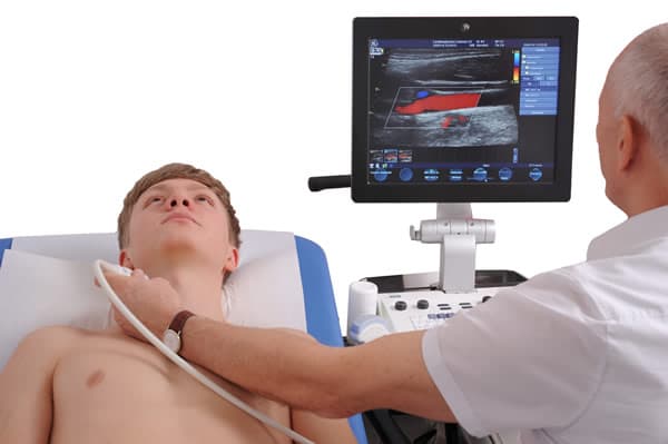 Duplex-Sonographie der Halsgefäße